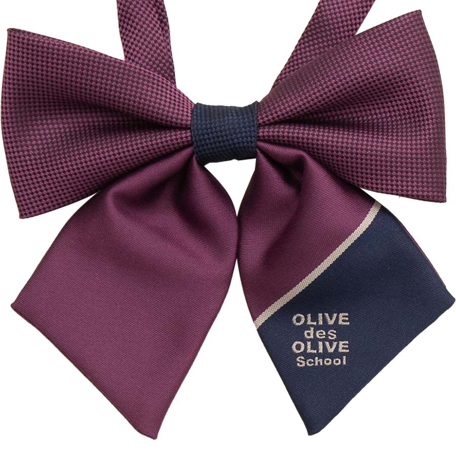 2K50035-c#18　フラワーリボン紫