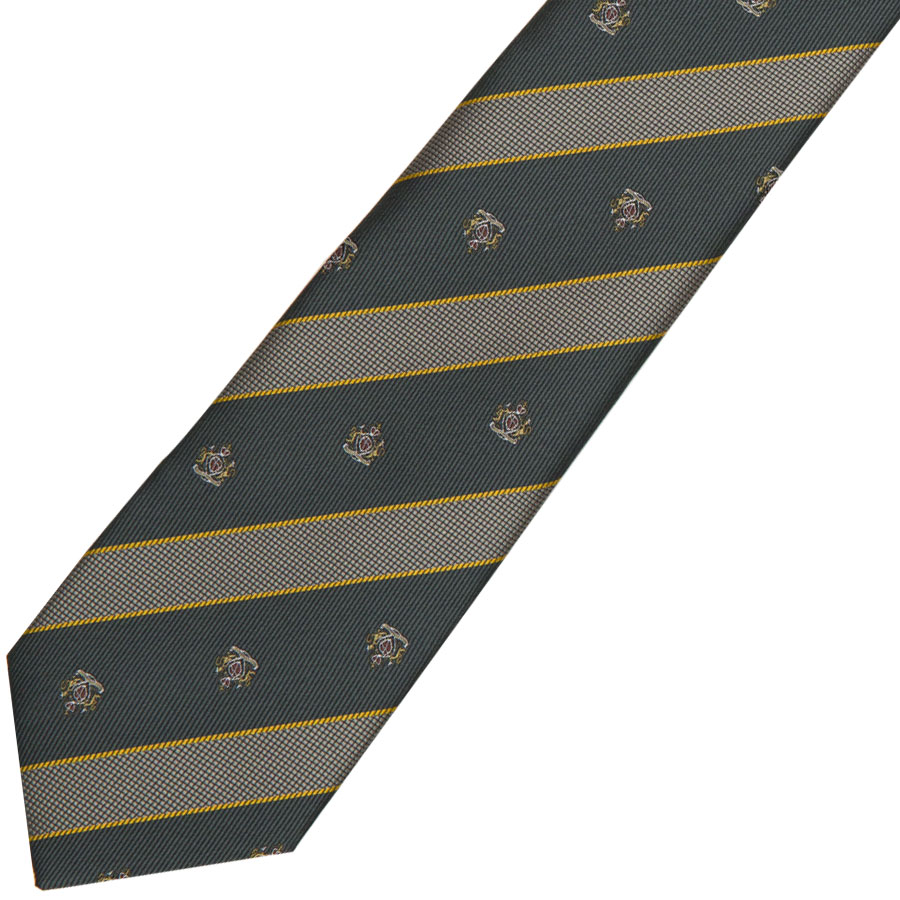 KRN70　クレスト小バスモスグリーンカーキネクタイ　きみと見たあの日の景色