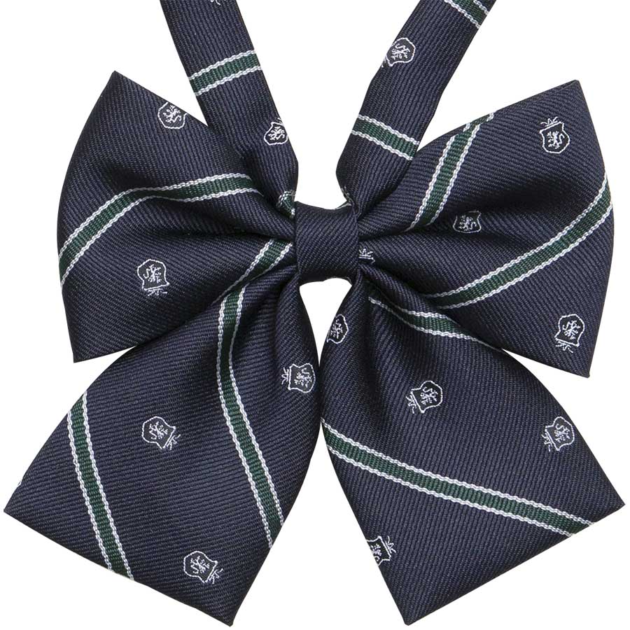 KRR49　トラッドクレスト紺グリーンリボン　天翔る星空のほほえみ