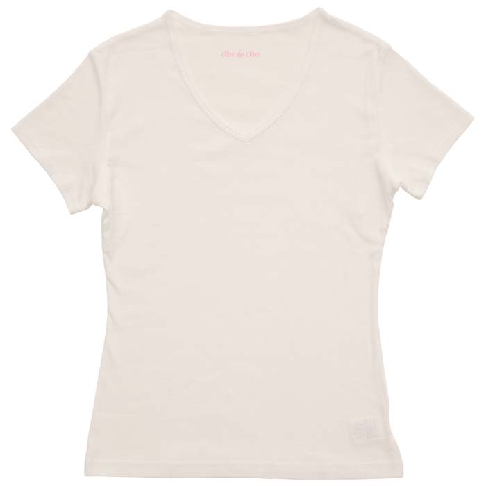 OLIVE des OLIVE 2JV50003-01　消臭半袖インナー白