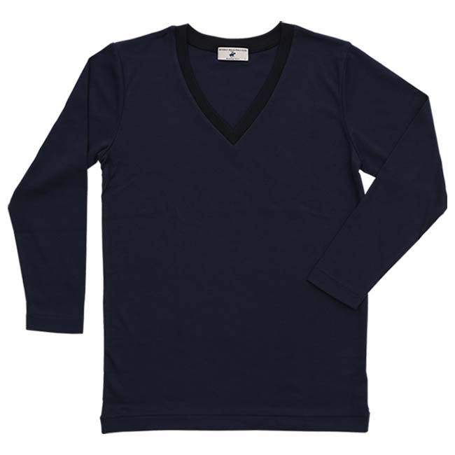 BEVERLY HILLS POLO CLUB 七分袖セーラーズインナー紺 KP55 KP15