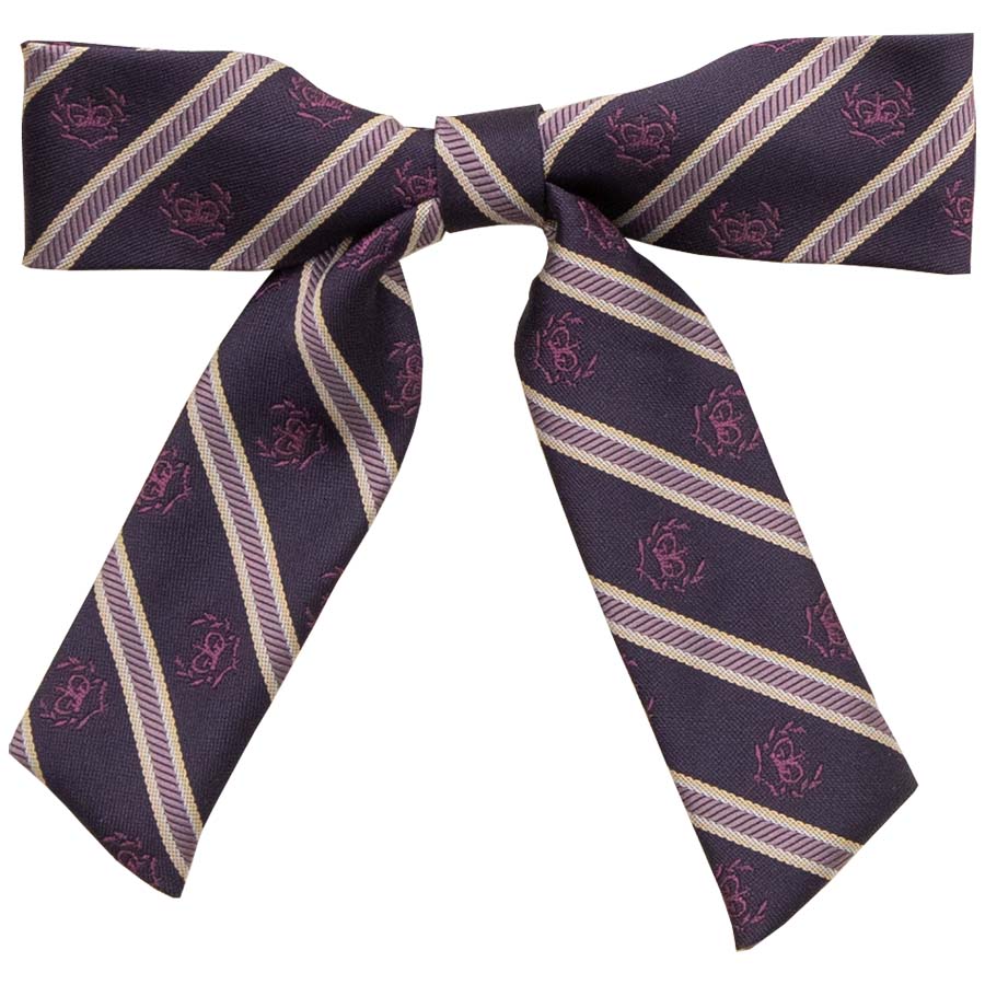 2K50041-12　クラウンストライプボウタイ　紫