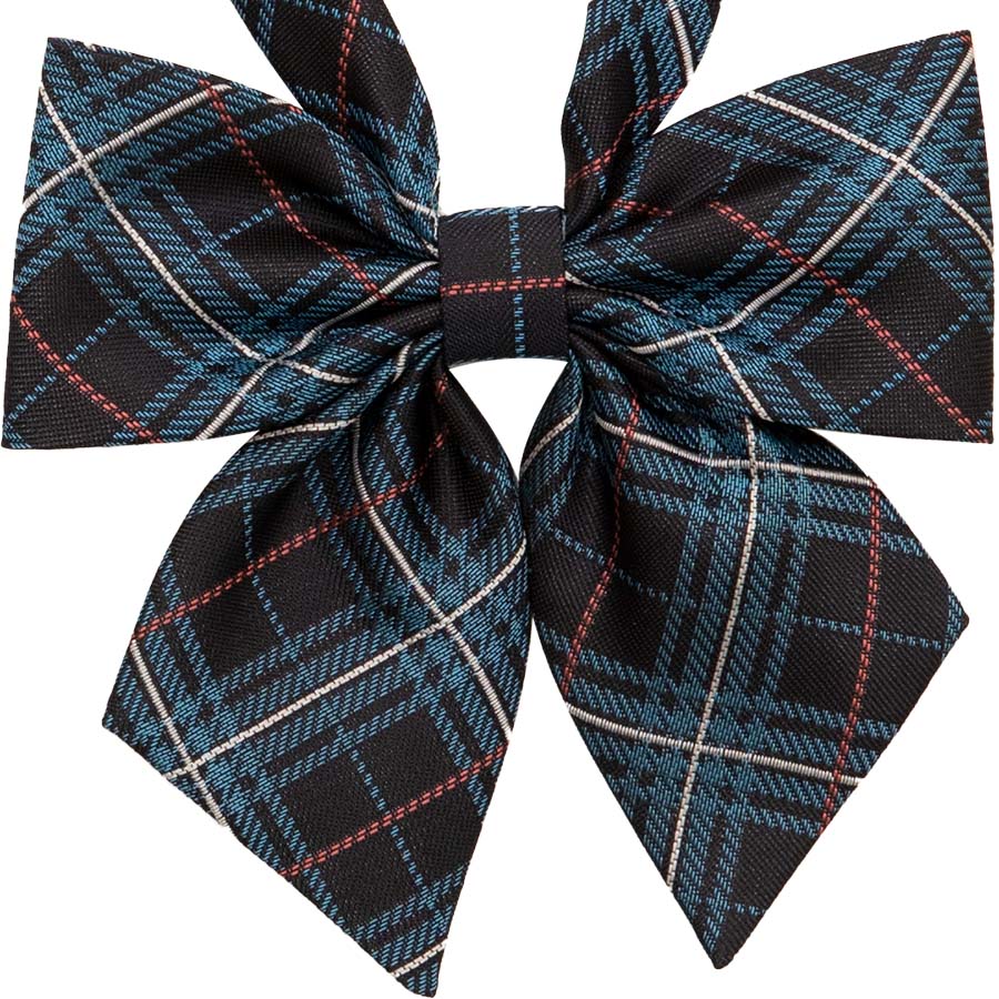 大阪eゲームズ高等学院紺チェックリボン(OeG)