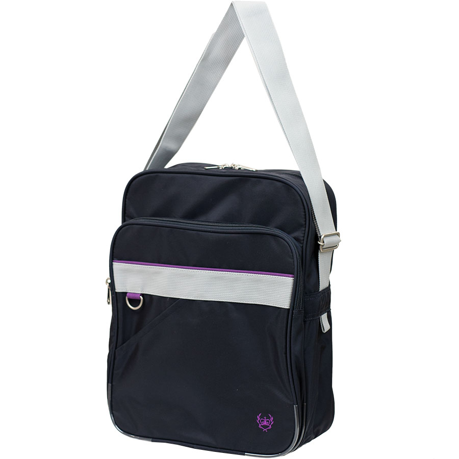 OLIVE des OLIVE 2K30035-65　ショルダーバッグ（黒×紫）