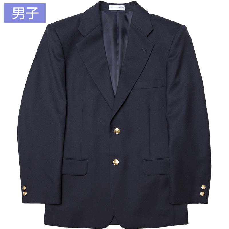 Aqua Chronicle 男子紺ブレザーエンブレム付き