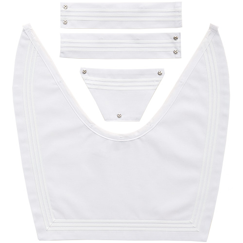 RISA MILK ～ なめらか深型 ホワイト3本ブレードえり