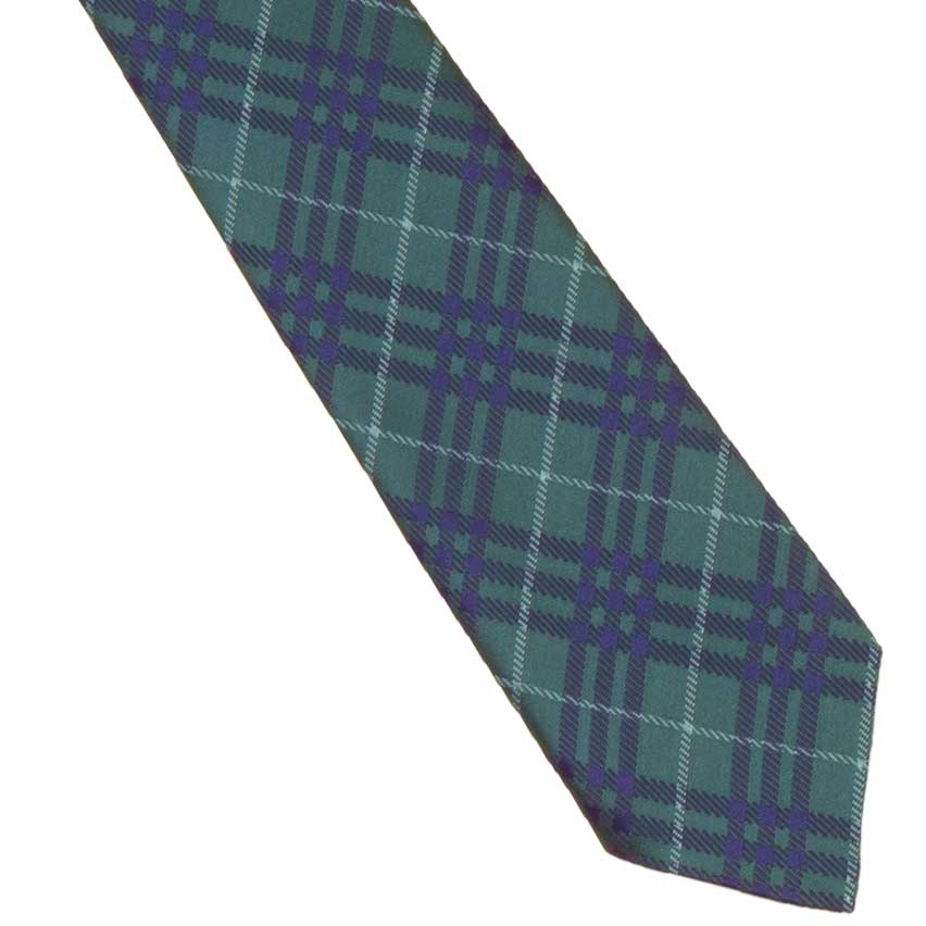 グリーンチェックネクタイ 森の湖畔