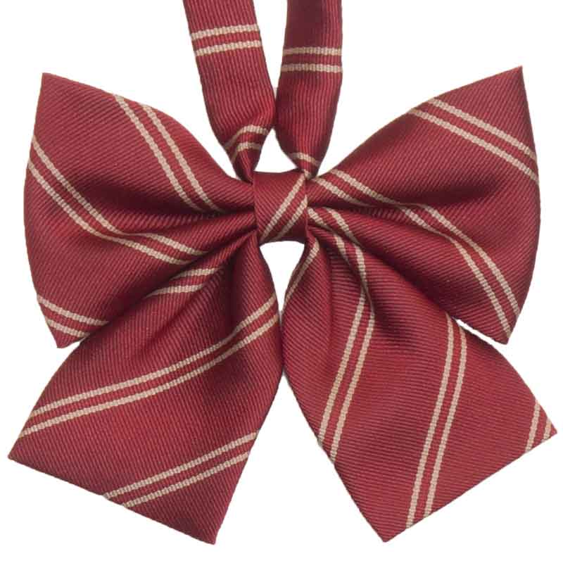 赤ベージュストライプリボン ふれんず