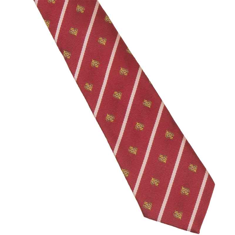 エンジクレスト・ピンクラインネクタイ ローマの休日