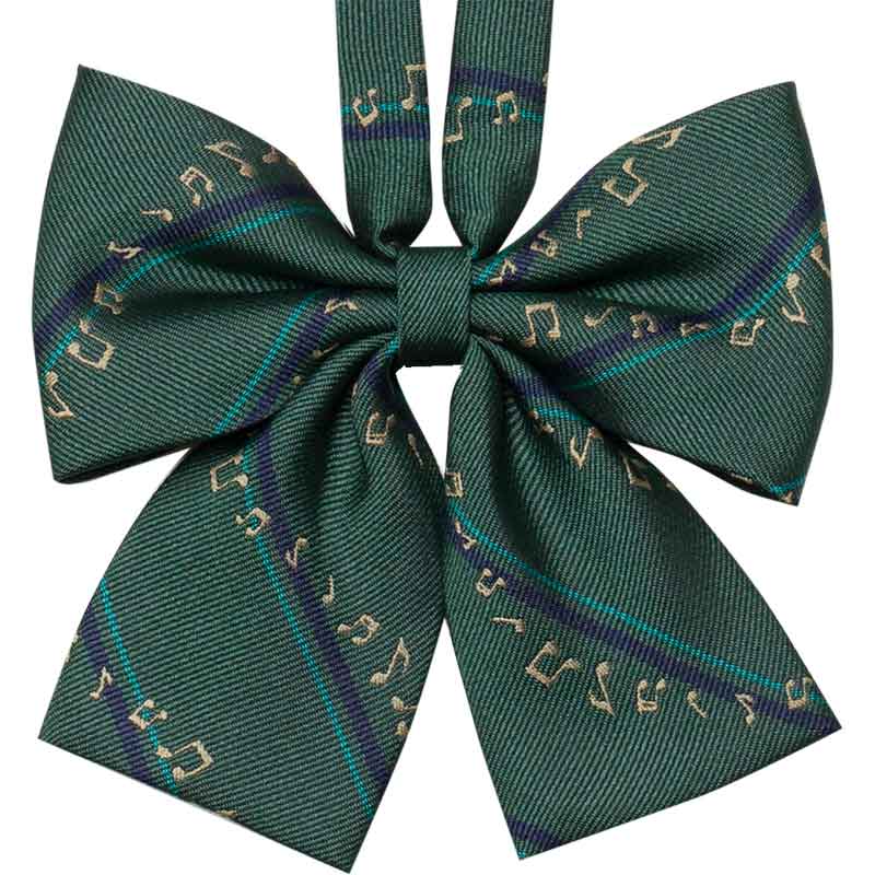 音符緑リボン 木漏れ日と小鳥のさえずり