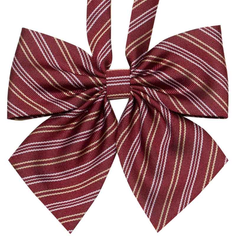 えんじピンクピンストライプリボン Berry Kiss