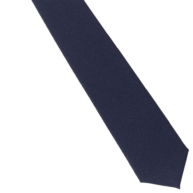 無地マットネクタイ 紺 Planet Leshy
