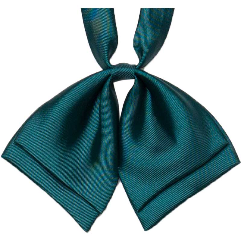 ダブル蝶タイ　緑 Emerald Brownie