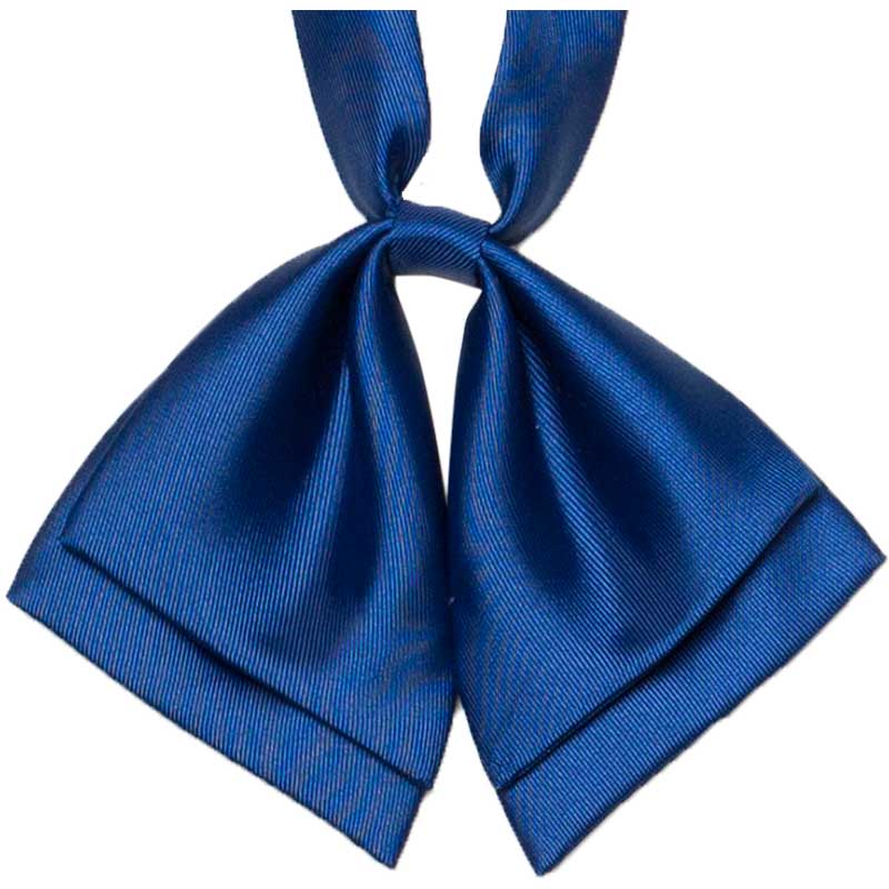 ダブル蝶タイ　青 River Brownie