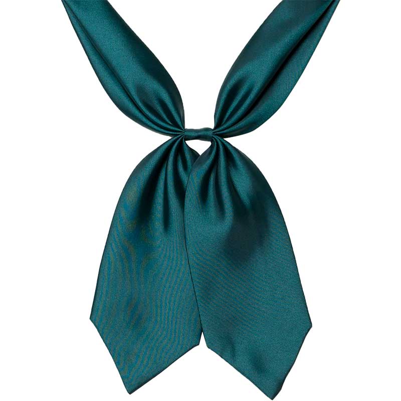 セーラー結びタイ 緑 Emerald Silky