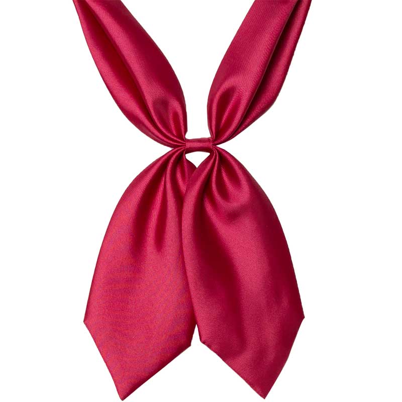 セーラー結びタイ 赤 Berry Silky