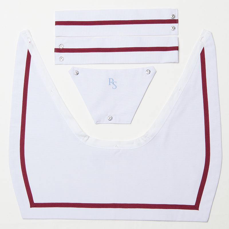 Pure Prime/Mercury ～RISA + THE STARLIGHTオリジナルセーラー服用1本線カジュアルえり（赤）