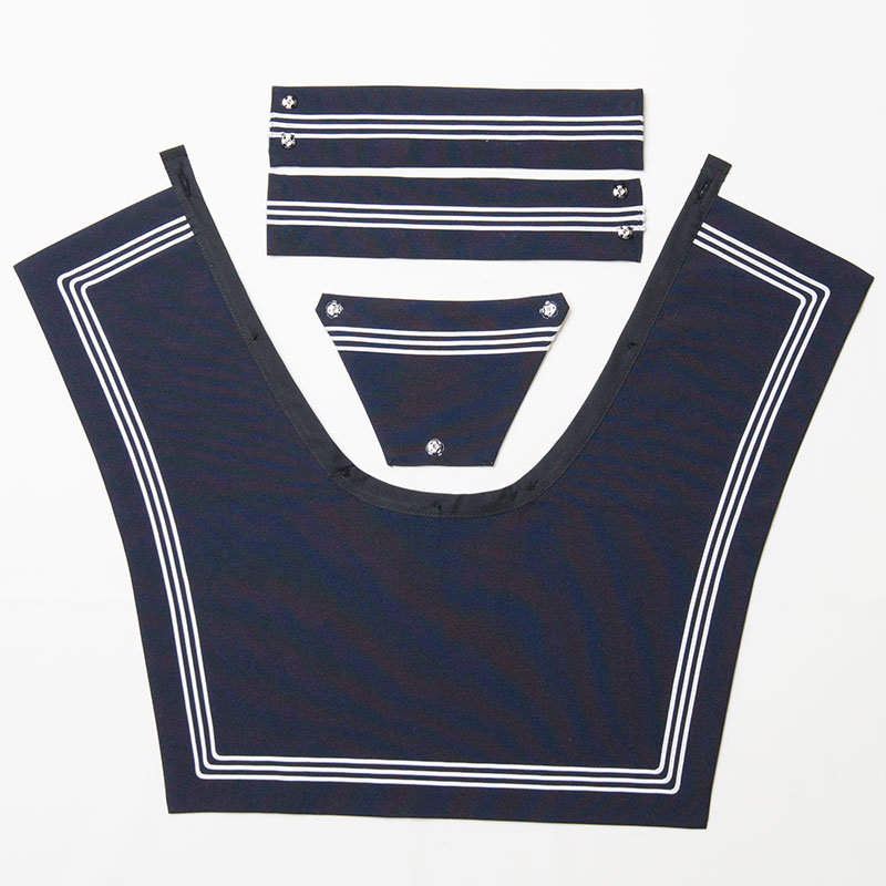 RISA EXPRESS ～ 直角深型 ネイビー3本ブレードえり