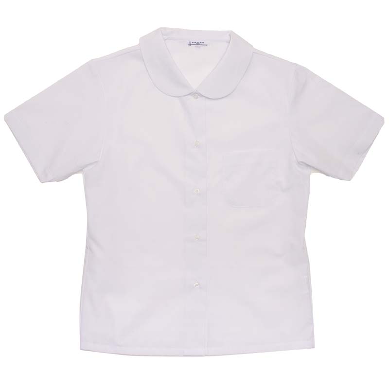 OLIVE des OLIVE 　丸襟ブラウス （半袖） J6652-01