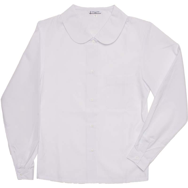 OLIVE des OLIVE 　丸襟ブラウス （長袖） J6152-01