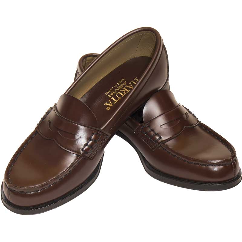 HARUTA #4514 ローファー（2E） ブラウン