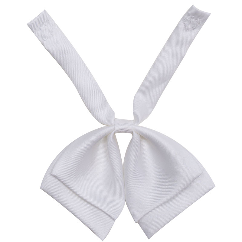 ダブル蝶タイ 白　Baby Brownie