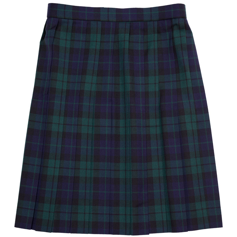 WKR431 図書館のひととき　～ブラックウォッチ緑×紺スリーシーズンスカート