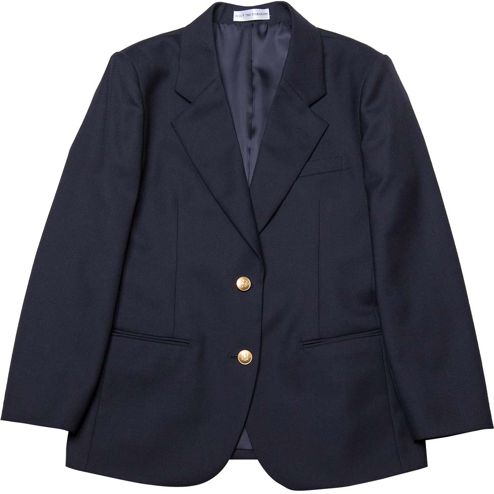 リサ アンド ザ スターライト エンブレム付き女子紺ブレザー