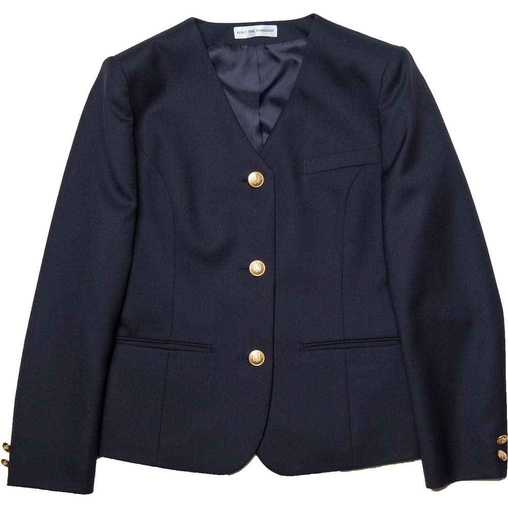 リサ アンド ザ スターライト エンブレム付き女子紺イートン