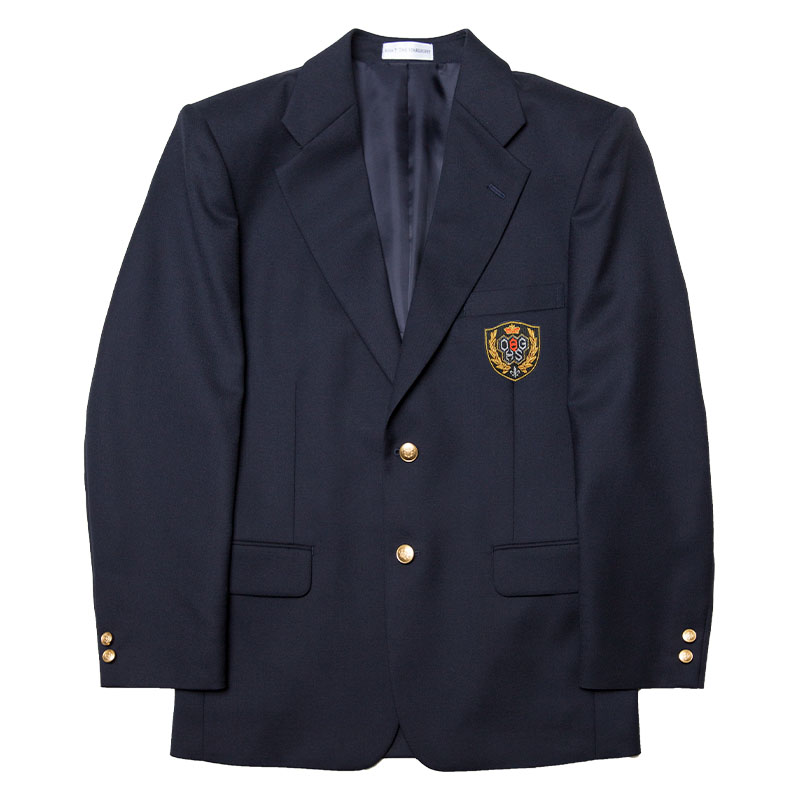 大阪eゲームズ高等学院　男子用紺ブレザー（丸洗い対応）（OeG）