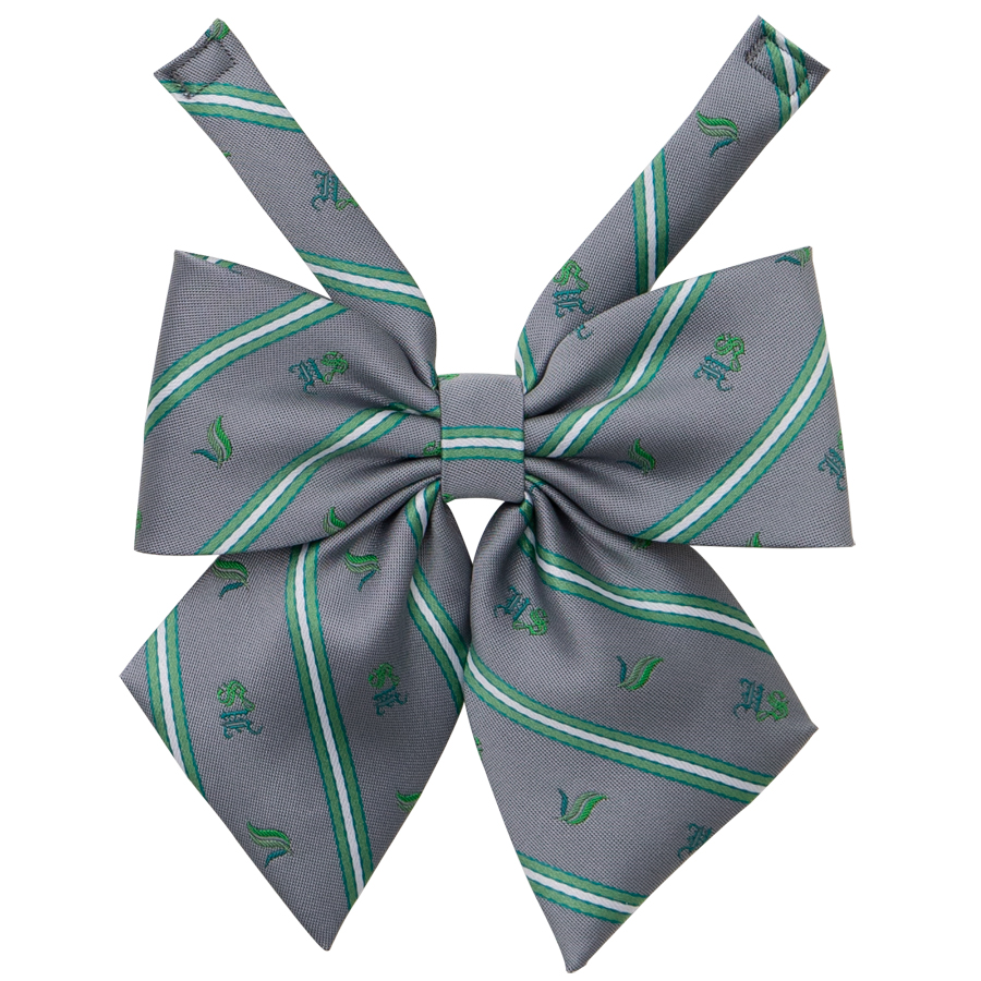 豊翔高等学院ストライプクレストグレーリボン(HS)