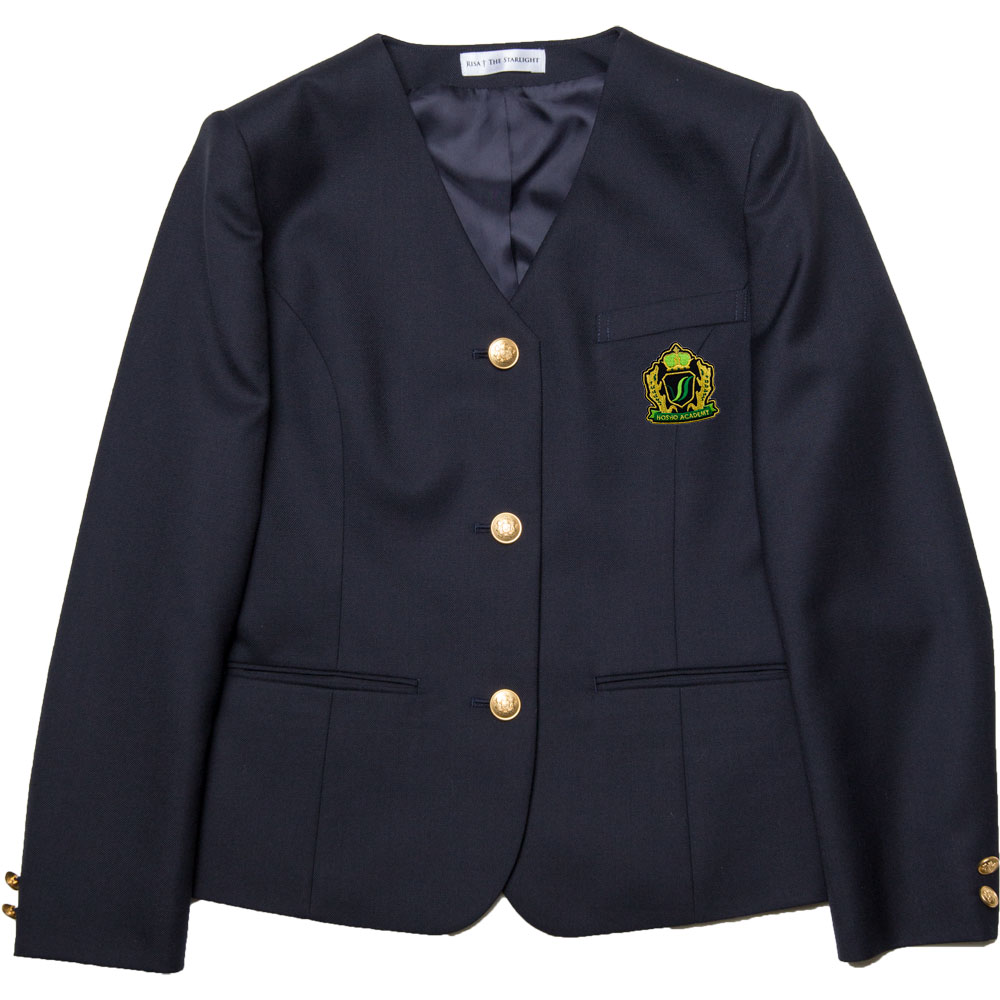 豊翔高等学院セーラー服用紺イートン（エンブレム付）(HS)