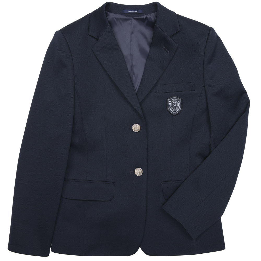 【受注生産・納期注意】女子用紺ブレザー(ECC)