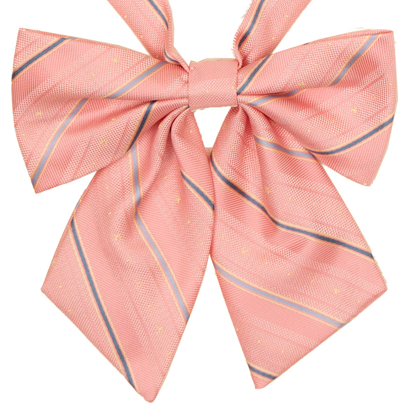 2K50056-11　ストライプスターリボン　ピンク