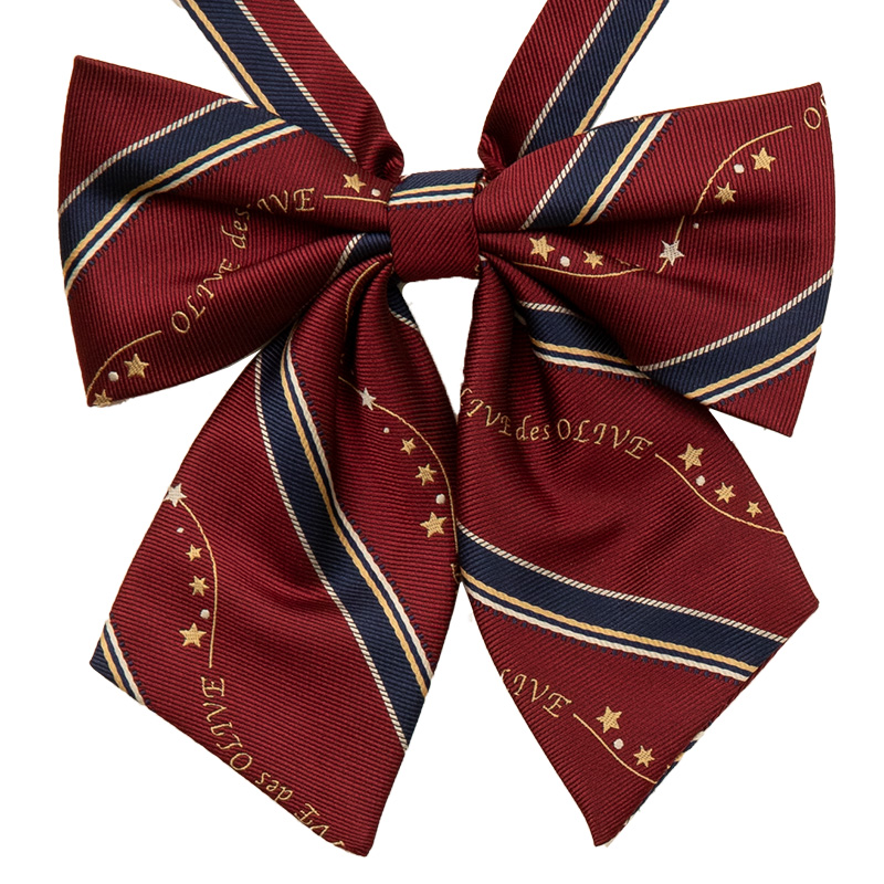 2K50055-18　ウェーブロゴストライプリボン　赤