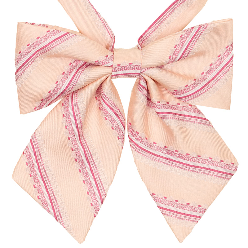 2K50051-22　レース柄リボン　ベージュ