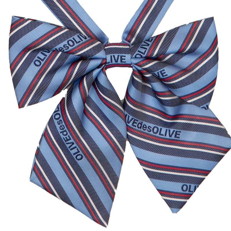 2K50050-75　ロゴストライプリボン　青