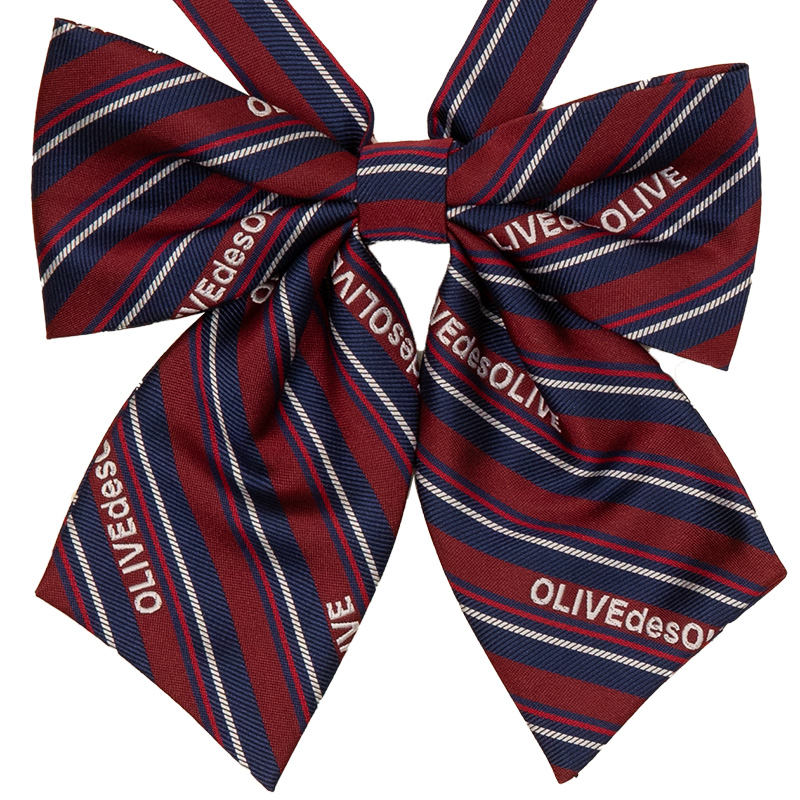 2K50050-18　ロゴストライプリボン　赤