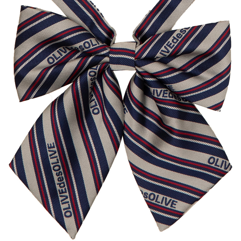 2K50050-05　ロゴストライプリボン　グレー