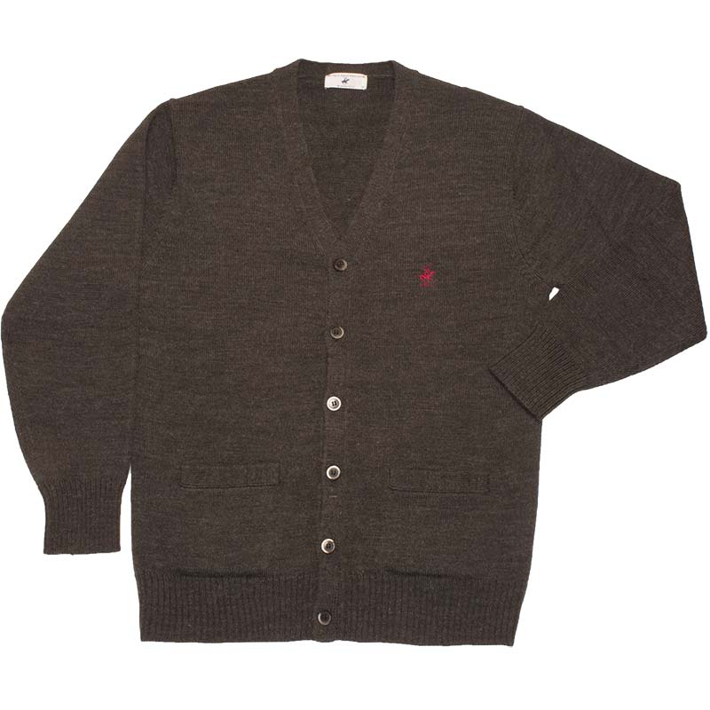 BEVERLY HILLS POLO CLUB ウール混カーディガン KP918-2 （チャコールグレー）（HS)