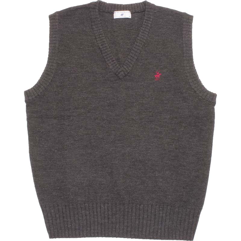 BEVERLY HILLS POLO CLUB ウール混ベスト KP910-2 （チャコールグレー）（HS)