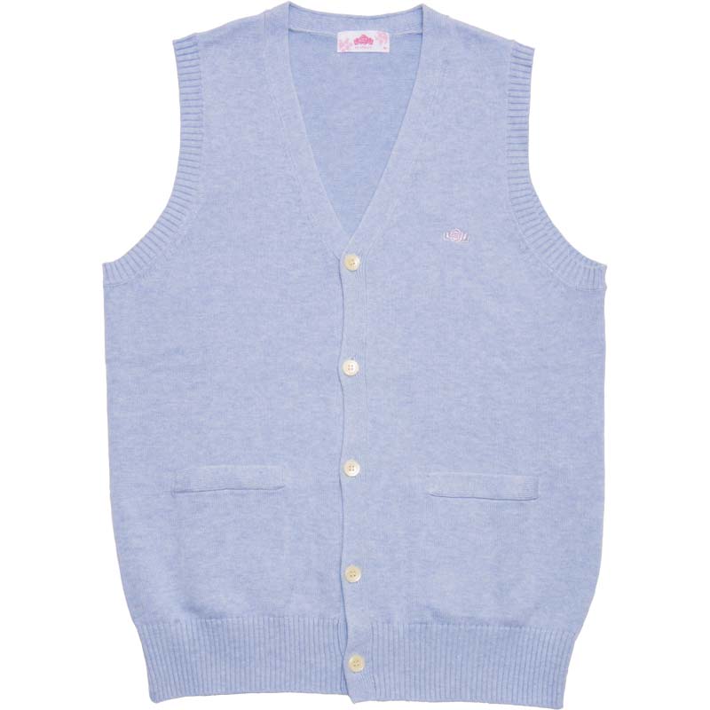 BE STELLA BK980-1 前開きベスト（ブルー）（HS)