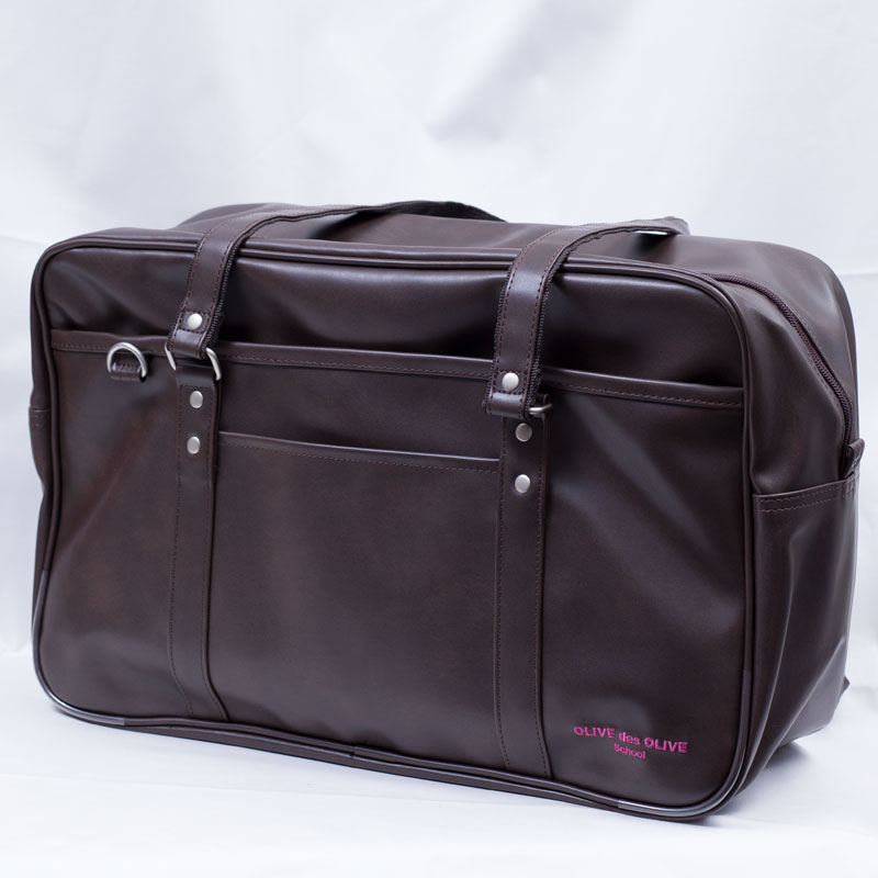 OLIVE des OLIVE 2K30021-29 合皮サブバッグ (茶)（HS)