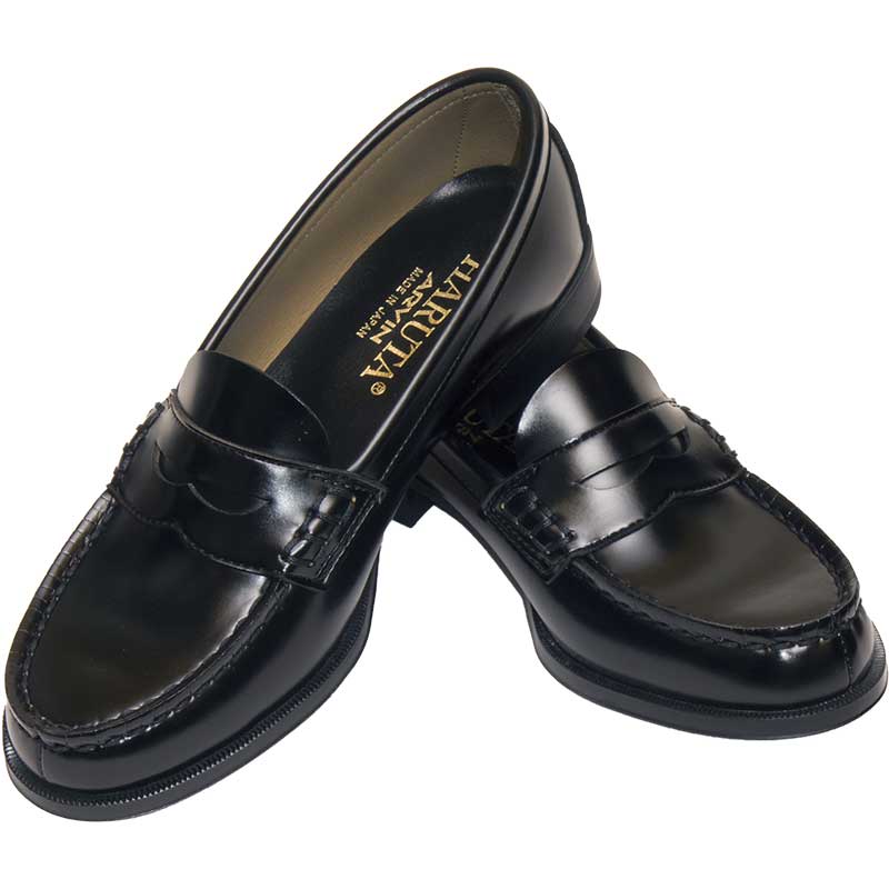 HARUTA #4514 ローファー（2E） 黒（HS)