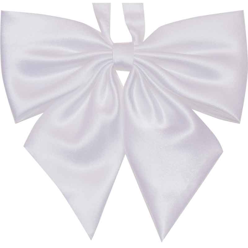 無地白光沢リボン（セーラー専用）（HS）